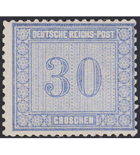 II Dt.Reich Nr. 13 ungestempelt Freimarke-30 Groschen mit kleinen Fehlern