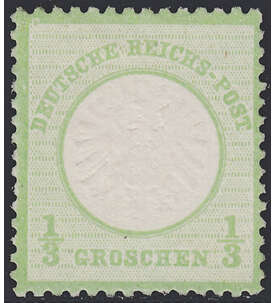 Deutsches Reich Nr. 17 ungestempelt Großer Brustschild-1/3 Gr.