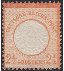 Deutsches Reich Nr. 21 ungestempelt Großer Brustschild-2 1/2 Gr.
