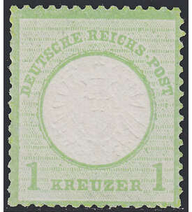 II Dt. Reich Nr. 23 ungestempelt Groer Brustschild-1 Kr. mit kleinen Fehlern