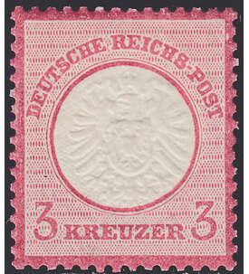 Deutsches Reich Nr. 25 ungestempelt Großer Brustschild-3 Kr.