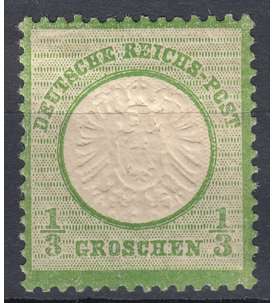 Deutsches Reich Nr. 17b ungestempelt Groer Brustschild-1/3 Gr.