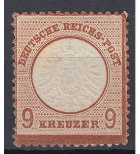 Deutsches Reich Nr. 27b ungestempelt Groer Brustschild-9 Kr.