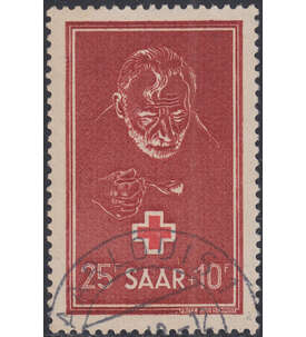 Saar Nr. 292 gestempelt Rotes Kreuz 1950