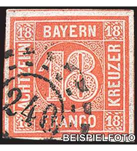 Bayern Nr. 13 gestempelt