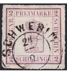 Mecklenburg-Schwerin Nr. 6 gestempelt