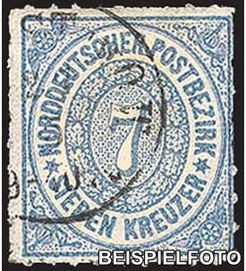 Norddeutscher Postbezirk Nr. 10 gestempelt