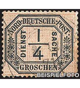 Norddeutscher Postbezirk Nr. D1 gestempelt