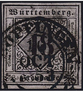 Wrttemberg Nr. 5 gestempelt