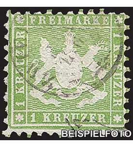 Wrttemberg Nr. 25 gestempelt
