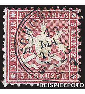 Wrttemberg Nr. 26 gestempelt