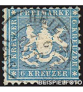 Wrttemberg Nr. 27 gestempelt