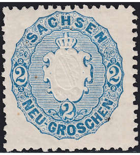 Sachsen Nr. 17 a postfrisch