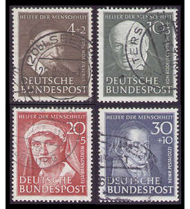 II BRD Nr. 143-146 gestempelt Wohlfahrt 1951