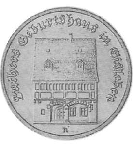 DDR - 5 Mark 1983 A PP         Luthers Geburtshaus (J.1590)