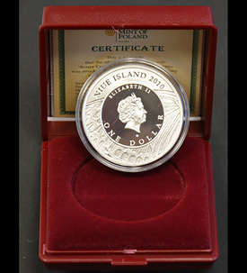Niue Inseln - 1 Dollar 2010 PP Der Dukatenfalter