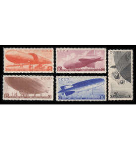 Sowjetunion Nr. 483-487 ungestempelt Luftschiffe 1934