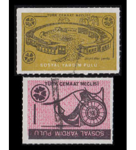 Trkisch Zypern Nr. I-II gestempelt Sozialhilfemarken 1979