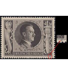Deutsches Reich Nr. 844 f 11 postfrisch Plattenfehler