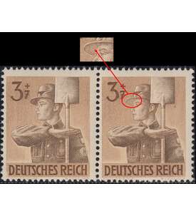 Deutsches Reich Nr. 850 I postfrisch Plattenfehler