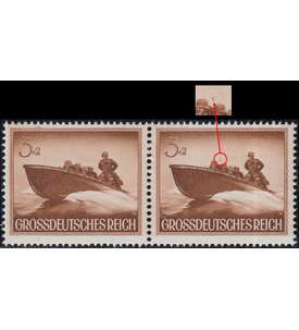 Deutsches Reich Nr. 873 f 47 postfrisch Plattenfehler