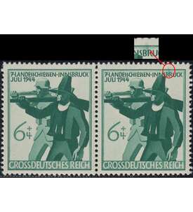 Deutsches Reich Nr. 897 f 24 postfrisch  Plattenfehler