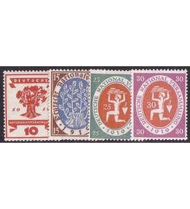   Deutsches Reich Nr. 107-110 Nationalversammlung 1919