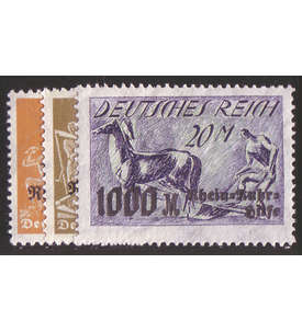   Deutsches Reich Nr. 258-260 Rhein- und Ruhrhilfe 1923