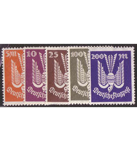   Deutsches Reich Nr. 263-267 Flugpost Holztaube 1923