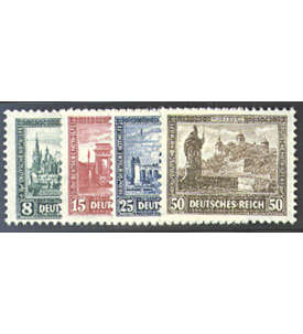 II Deutsches Reich Nr. 450-453 Nothilfe Bauwerke 1930