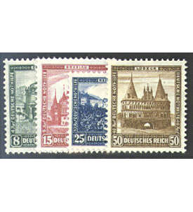 II Dt. Reich Nr. 459-462       Nothilfe Bauwerke 1931