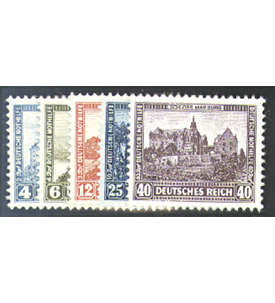 II Deutsches Reich Nr. 474-478 Nothilfe Burgen+Schlsser1932