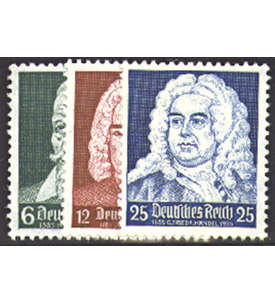 Deutsches Reich Nr. 573-575 Schtz-,Bach-,Hndel-Feier