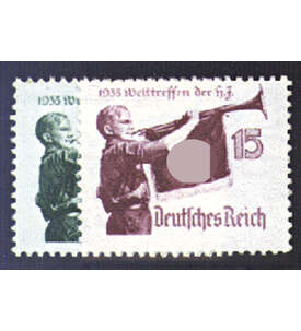 Deutsches Reich Nr. 584-585 Fanfarenbläser
