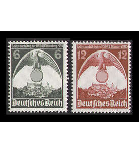 Deutsches Reich Nr. 586-587 7. Parteitag in Nrnberg