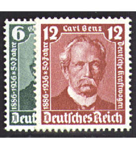 Deutsches Reich Nr. 604-605 Daimler und Benz