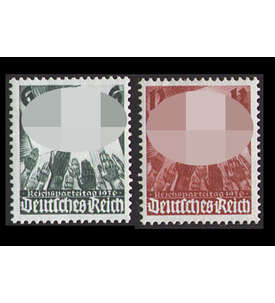 II Deutsches Reich Nr. 632-633 Nürnberger Parteitag 1936