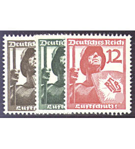 II Deutsches Reich Nr. 643-645 Luftschutz