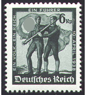 Deutsches Reich Nr. 663              Volksabstimmung Österreich