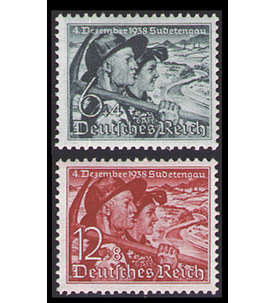 II Deutsches Reich Nr. 684-685 Sudetenland-Abstimmung