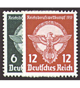 II Deutsches Reich Nr. 689-690 Reichsberufswettkampf 1939