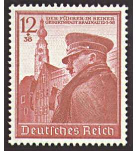 Deutsches Reich Nr. 691 Hitlers 50. Geburtstag