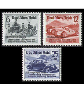 II Deutsches Reich Nr. 695-697 Nürburgring-Rennen