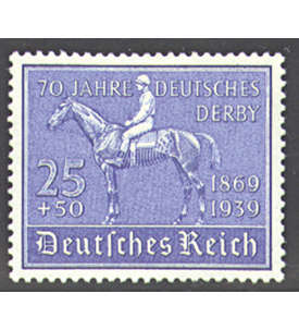 Deutsches Reich Nr. 698 70 Jahre Deutsches Derby