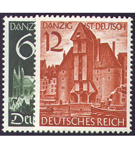 Deutsches Reich Nr. 714-715          Wiedereingliederung Danzigs