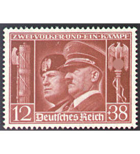 Deutsches Reich Nr. 763 Hitler/Mussolini
