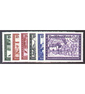 II Deutsches Reich Nr. 773-778 Post-Kameradschaftsblock 1941