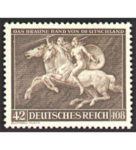 II Deutsches Reich Nr. 780 Braunes Band 1941