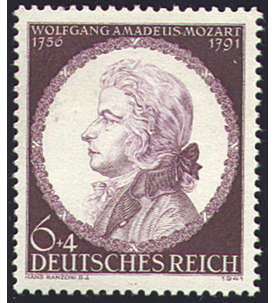 Deutsches Reich Nr. 810              Mozart