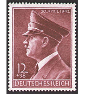 Deutsches Reich Nr. 813 Hitlers 53. Geburtstag
